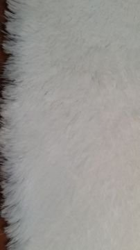 YAMALI home Tavşan Tüyü Beyaz Halı 160x230 cm Peluş Halı