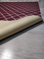 YamalıHome Fas Krem Bordo Halı 120x180 cm