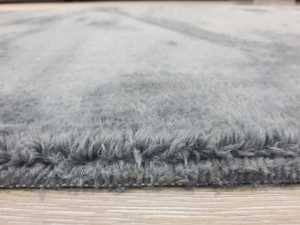 Yamalı Home Yapay Kuzu Kaymaz Taban Post Koyu Gri 120x180 cm