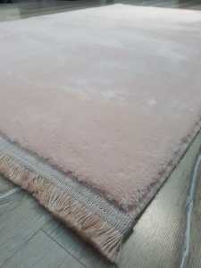 Yamalı Home Yapay Kuzu Kaymaz Taban Post Pudra 120x180 cm