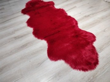 YamalıHome Peluş Halı APost Kırmızı 75x150cm Post Halı