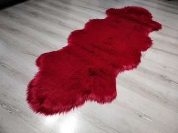 YamalıHome Peluş Halı APost Kırmızı 75x150cm Post Halı