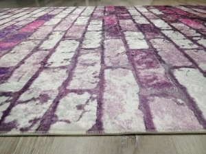 YamalıHome Style V4163 Fuşya Duvar 80x150 cm Baskı Kilim