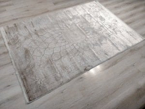 Yamalı Home Nazenin 1943 Vizon 160x230 cm Saçaklı Salon Halısı