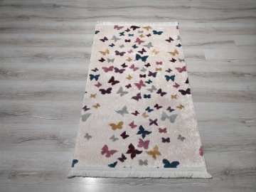 YamalıHome Style R3128 Renkli Kelebek 80x150 cm Baskı Kilim