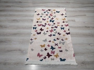 YamalıHome Style R3128 Renkli Kelebek 80x150 cm Baskı Kilim