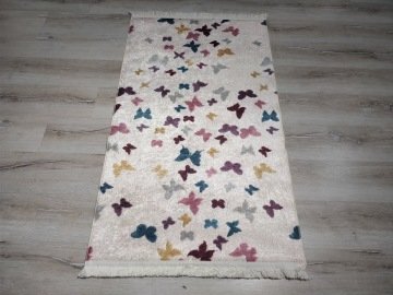 YamalıHome Style R3128 Renkli Kelebek 80x150 cm Baskı Kilim