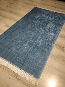 YamalıHome Style K1003 Kırık Mavi 80x150 cm Baskı Kilim