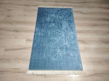 YamalıHome Style K1003 Kırık Mavi 80x150 cm Baskı Kilim