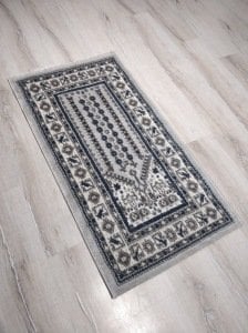 2 Adet Halı Sarayı Sihir Namazlık Seccade NM011 Gri 60x115cm