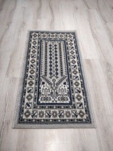 3 Adet Halı Sarayı Sihir Namazlık Seccade NM011 Gri 60x115cm
