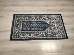 4 Adet Halı Sarayı Sihir Namazlık Seccade NM011 Mavi 60x115cm