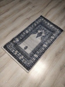 2 Adet Halı Sarayı Sihir Namazlık Seccade NM012 Gri 60x115cm