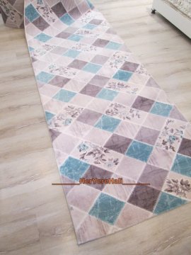 Sarar Butik Lilyum Turkuaz 80cm Kesme Yolluk