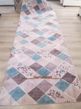 Sarar Butik Lilyum Turkuaz 80cm Kesme Yolluk