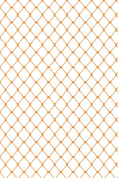YamalıHome Style E7118 Turuncu Baklava 120x180 cm Baskı Kilim