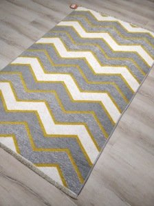 Eko Halı NoaKilim NK05 Gri Sarı Çift Taraflı Kilim 115x180 cm
