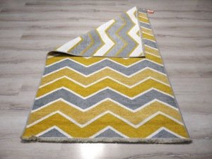 Eko Halı NoaKilim NK05 Gri Sarı Çift Taraflı Kilim 115x180 cm