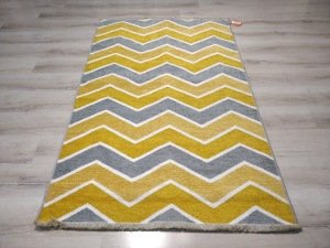 Eko Halı NoaKilim NK05 Gri Sarı Çift Taraflı Kilim 115x180 cm