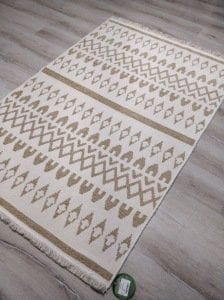 Eko Halı Mondo Kilim MD03 Bej Çift Taraflı Kilim 120x180 cm