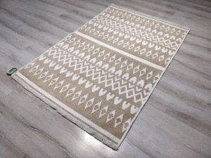 Eko Halı Mondo Kilim MD03 Bej Çift Taraflı Kilim 120x180 cm