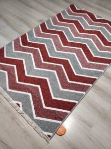 Eko Halı NoaKilim NK05 Gri Terra Çift Taraflı Kilim 115x180 cm