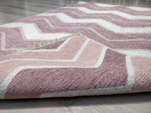 Eko Halı NoaKilim NK05 Krem Pembe Çift Taraflı Kilim 115x180 cm