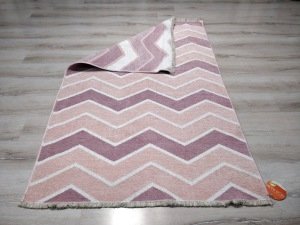 Eko Halı NoaKilim NK05 Krem Pembe Çift Taraflı Kilim 115x180 cm