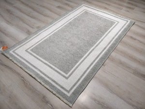 Eko Halı NoaKilim NK06 Antrasit Gri Çift Taraflı Kilim 115x180 cm