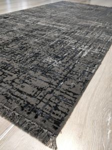 Eko Halı Torino TOR03 Antrasit İnce Salon Halısı 160x230 cm
