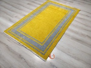 Eko Halı NoaKilim NK06 Gri Sarı Çift Taraflı Kilim 115x180 cm