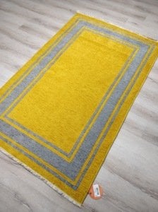 Eko Halı NoaKilim NK06 Gri Sarı Çift Taraflı Kilim 115x180 cm
