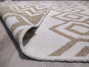 Eko Halı Mondo Kilim MD01 Bej Çift Taraflı Kilim 120x180 cm