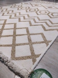 Eko Halı Mondo Kilim MD01 Bej Çift Taraflı Kilim 120x180 cm
