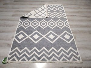 Eko Halı Mondo Kilim MD01 Silver Çift Taraflı Kilim 120x180 cm