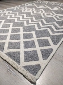 Eko Halı Mondo Kilim MD01 Silver Çift Taraflı Kilim 120x180 cm