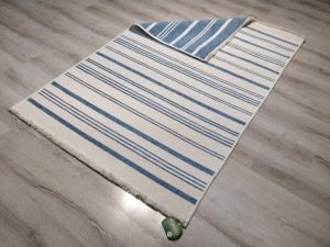 Eko Halı Mondo Kilim MD02 Mavi Çift Taraflı Kilim 120x180 cm