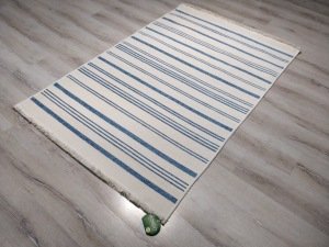 Eko Halı Mondo Kilim MD02 Mavi Çift Taraflı Kilim 120x180 cm