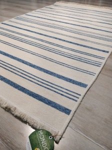 Eko Halı Mondo Kilim MD02 Mavi Çift Taraflı Kilim 120x180 cm