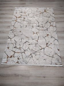 YamalıHome Bambu Halı 1025Hardal Gri140x200 cm Pratik Halı