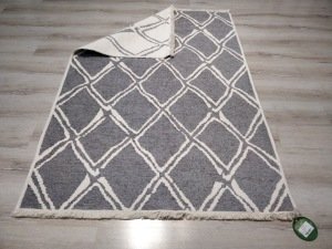 Eko Halı Mondo Kilim MD04 Silver Çift Taraflı Kilim 120x180 cm