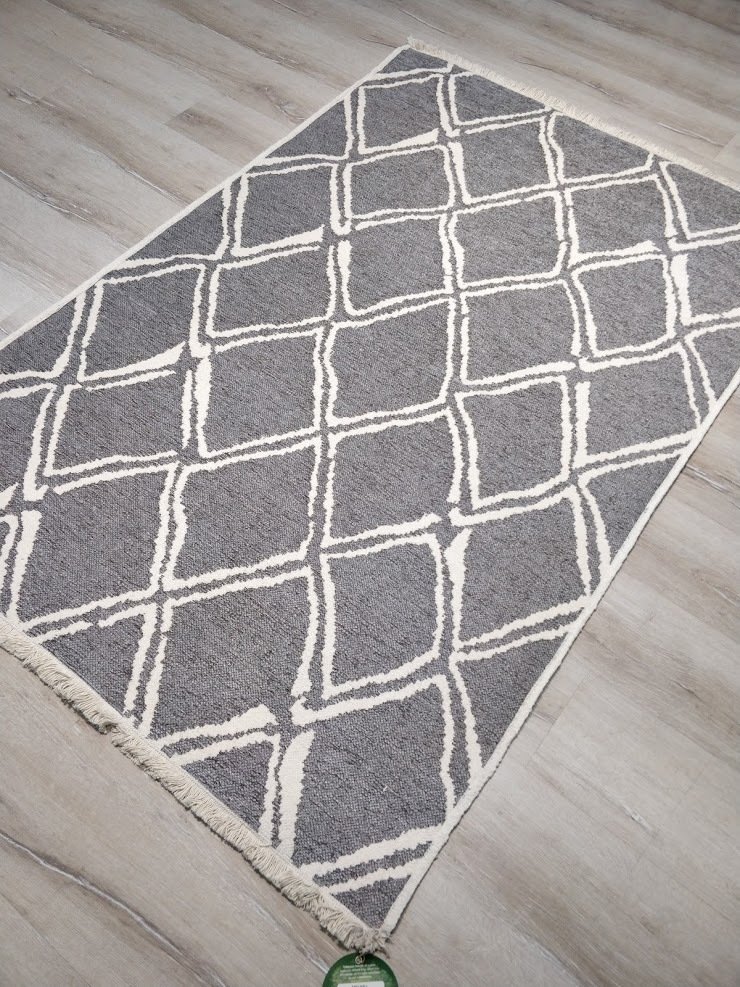 Eko Halı Mondo Kilim MD04 Silver Çift Taraflı Kilim 120x180 cm