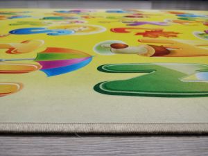 Doğuş 3Boyutlu Halı 3D-916ABC Harfli Alfabe 140x200 cm Çocuk Halısı