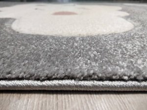 Antialerjik Çocuk Halısı KDS09 Gri Bulut Desenli 120x180 cm
