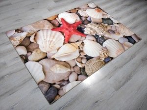 Doğuş 3BoyutluHalı 3D-719 Deniz Kabuklu Mix 100x140cm