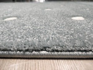 Antialerjik Çocuk Halısı KDS10 Mavi Beyaz Puan Desenli 120x180 cm