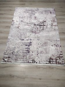 YamalıHome Bambu Halı B1027Gri Mavi140x200 cm Pratik Halı