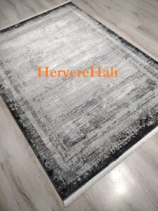 Eko Halı Lagos LGS14 Gri Antrasit Salon Halısı 160x230 cm