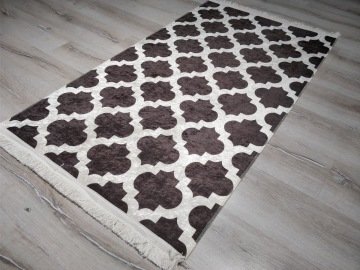 YamalıHome Style M7503Moda Maça Kahve 100x300 cm Baskı Kilim