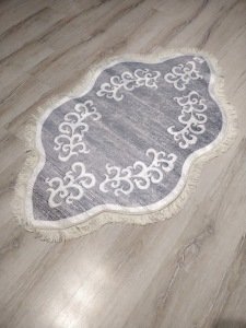 YAMALI home İrem 1022Gri 80x140 cm Şekilli Halı